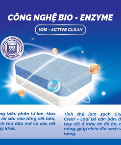 Viên rửa chén OBAY không mùi 500gram – Hộp 25 viên (dùng cho máy rửa bát)