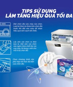 Viên rửa chén OBAY không mùi 500gram – Hộp 25 viên (dùng cho máy rửa bát)