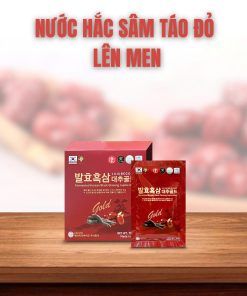 Nước hắc sâm táo đỏ lên men 70ml x 20 gói