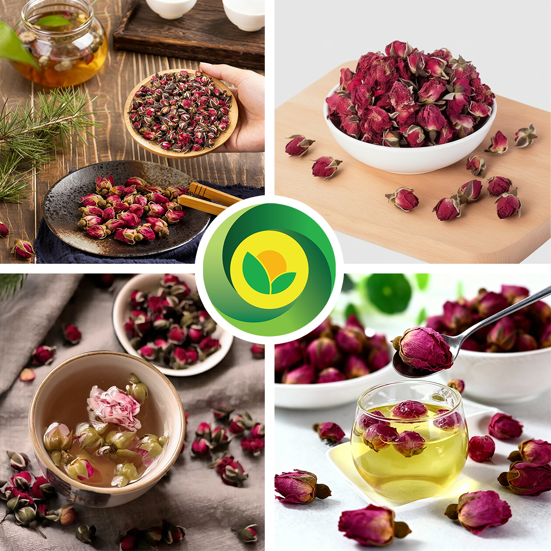 Trà Hoa Hồng Sunbeleaf – Thức Uống Thảo Mộc Dịu Nhẹ Cho Phái Đẹp – Túi 100g