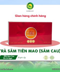 Trà Sâm Tiên Mao Sunbeleaf (Sâm Cau Đen) – Duy Trì Sinh Lực, Trà Đầy Năng Lượng – Hộp 20 Gói