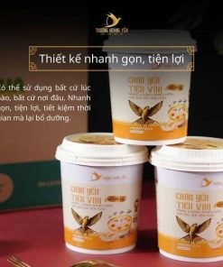 Thùng 24 cốc Cháo Yến tiến vua vị cốt gà THƯỢNG HOÀNG YẾN 20gr