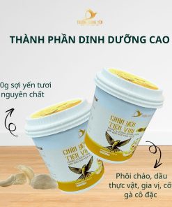 Thùng 24 cốc Cháo Yến tiến vua vị cốt gà THƯỢNG HOÀNG YẾN 20gr