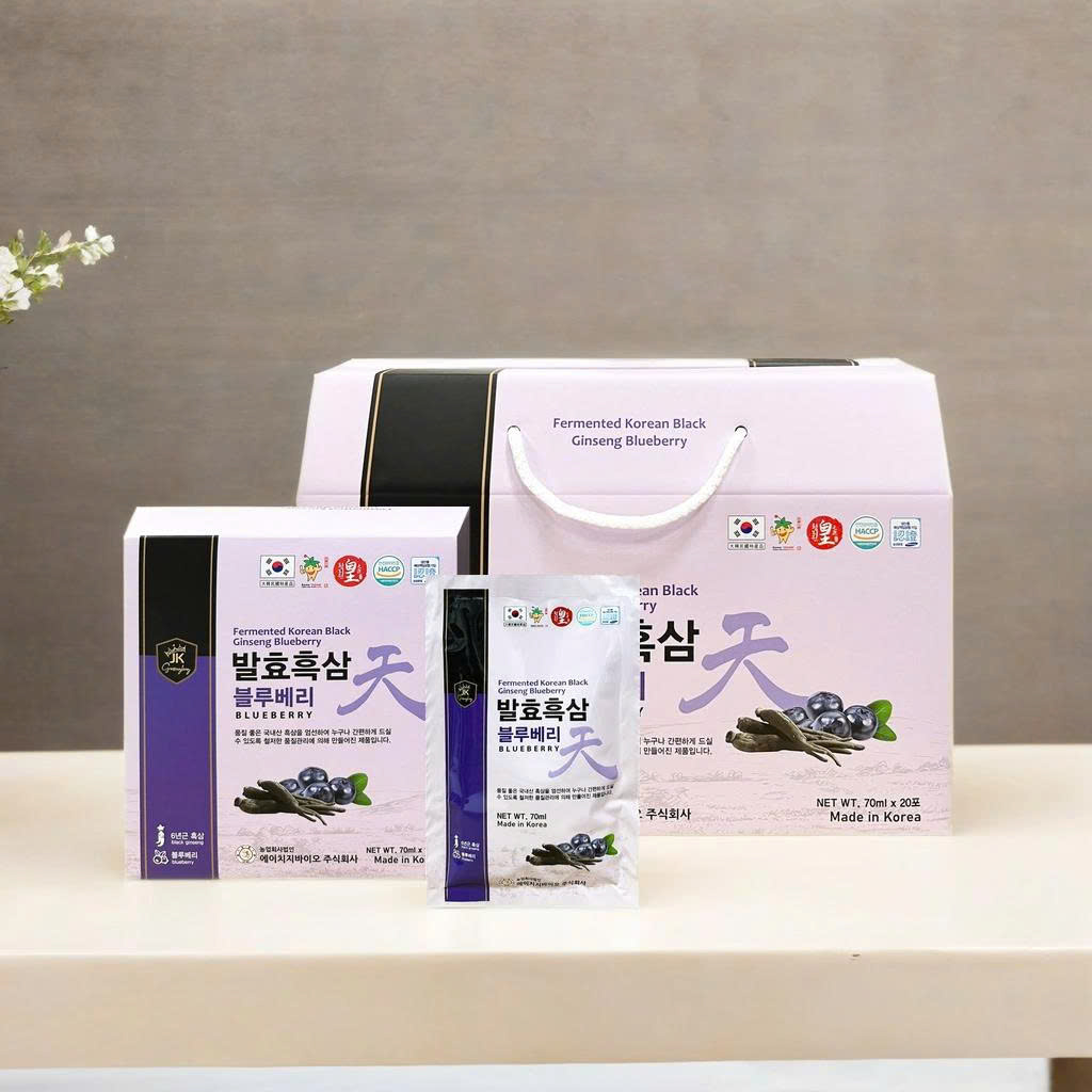 Nước hắc sâm việt quất 70ml x 20 gói