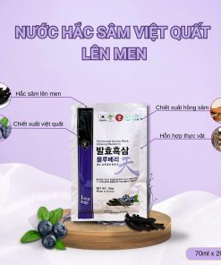 Nước hắc sâm việt quất 70ml x 20 gói