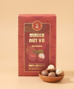 Hạt macca Úc nứt vỏ size 25/27 Happy Nuts 500gr