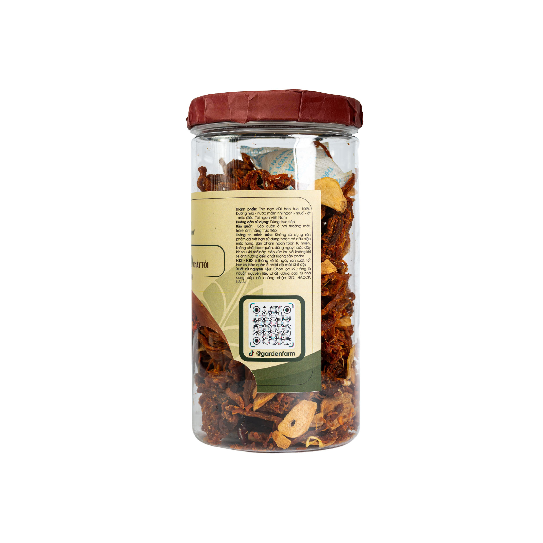 Khô Heo cháy tỏi Garden Farm (hũ 250g)