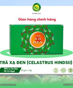 Trà Xạ Đen Hòa Bình Sunbeleaf – Dành Cho Người Chú Trọng Chăm Sóc Sức Khỏe Và Lối Sống Thanh Lọc Tự Nhiên – Hộp 20 Gói