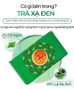 Trà Xạ Đen Hòa Bình Sunbeleaf – Dành Cho Người Chú Trọng Chăm Sóc Sức Khỏe Và Lối Sống Thanh Lọc Tự Nhiên – Hộp 20 Gói