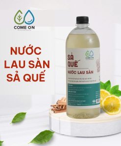 Nước lau sàn sả quế COME ON sạch bóng thơm mát từ thiên nhiên 1 lít