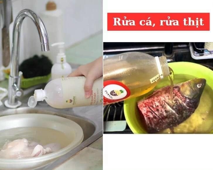 Nước ngâm rửa thực phẩm FUWA3E loại bỏ 40+ tồn dư BVTV 100ml