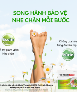 Viên uống Venaxin FORTE – Hỗ trợ giảm Suy giãn tĩnh mạch