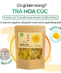 Trà Hoa Cúc Sunbeleaf – Thức Uống Thảo Mộc – Túi Zip 100g