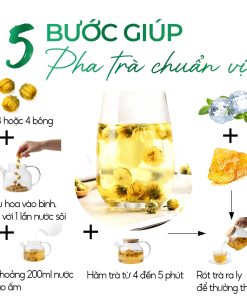 Trà Hoa Cúc Sunbeleaf – Thức Uống Thảo Mộc – Túi Zip 100g