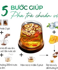 Trà Đông Trùng Hạ Thảo Tứ Vị Sunbeleaf – Duy Trì Sinh Lực, Nuôi Dưỡng Cơ Thể Từ Bên Trong – Túi Zip 20 Gói