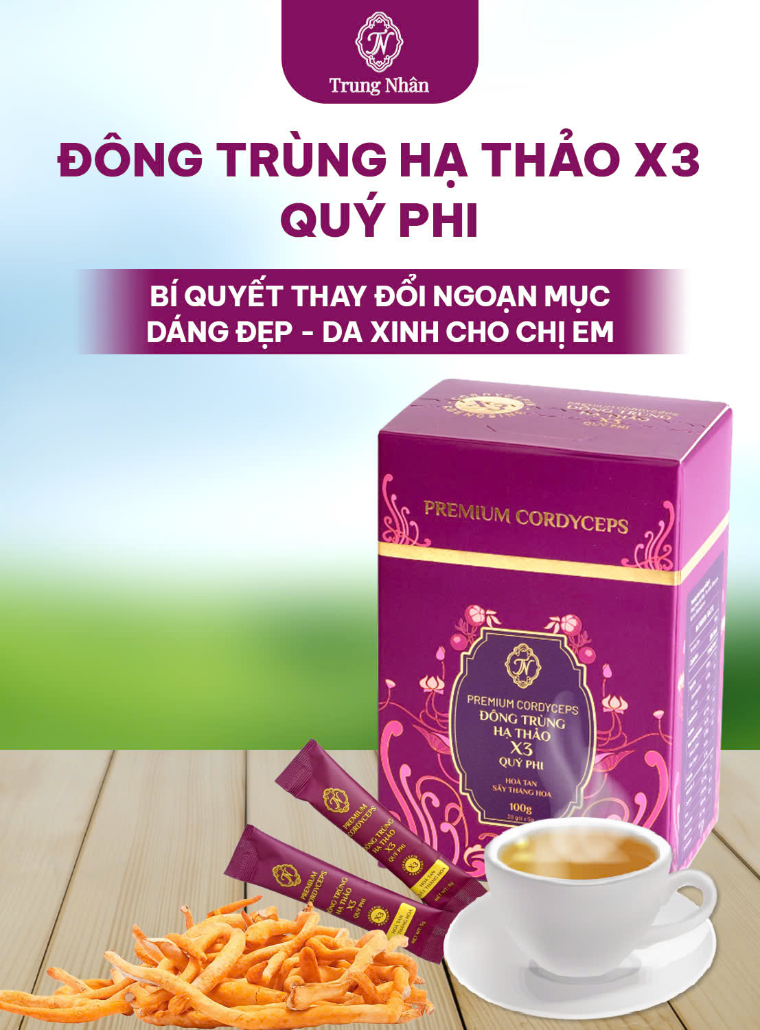 Đông Trùng Hạ Thảo X3 Quý Phi