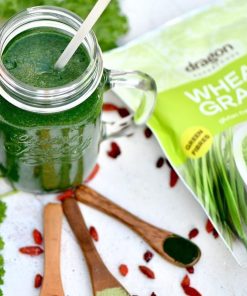 Bột cỏ lúa mì hữu cơ Dragon Superfoods 150g