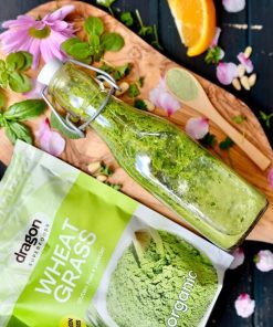 Bột cỏ lúa mì hữu cơ Dragon Superfoods 150g