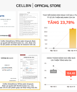 Serum Trắng Da Mờ Thâm Nám Glutathione 20.000ppm CELLBN hỗ trợ sáng da 30ml