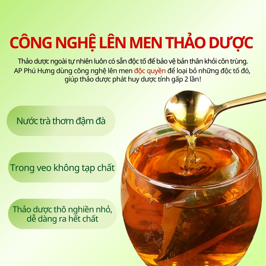 Trà Dưỡng Nhan Tây Thi AP Phú Hưng giúp sáng da mờ thâm cải thiện nếp nhăn