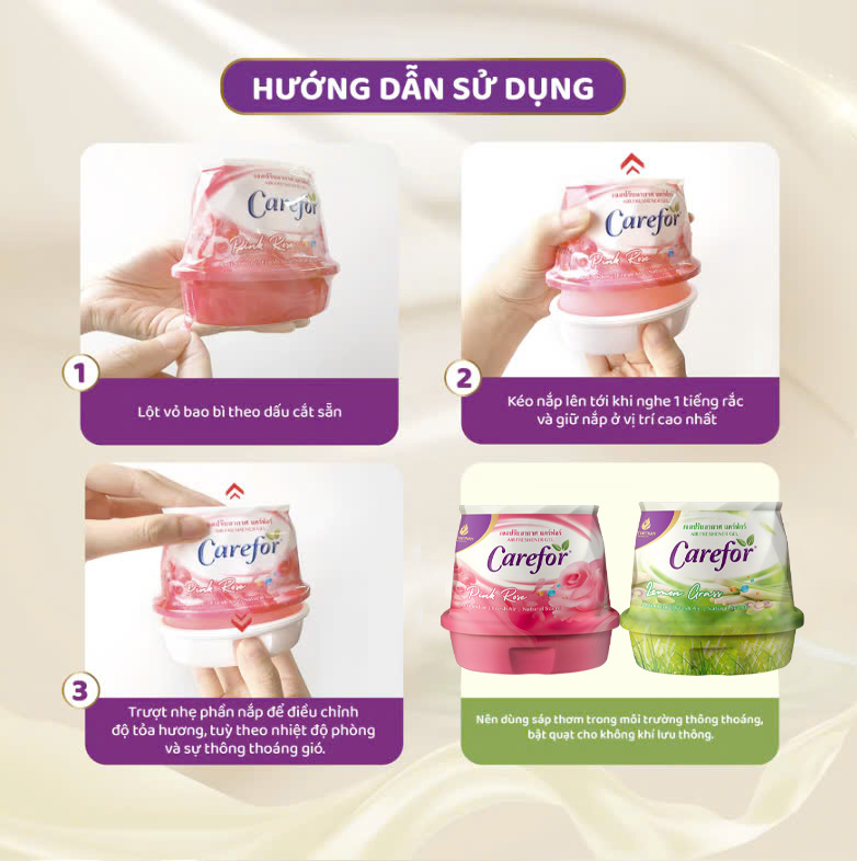 Sáp thơm phòng Carefor (180gram)