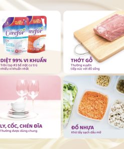 Nước rửa chén bát Carefor 3600ml