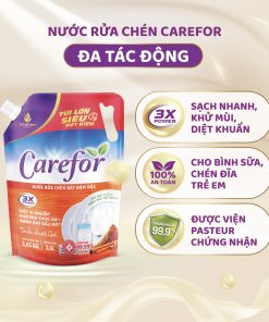 Nước rửa chén bát Carefor 3600ml