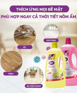 Nước lau sàn đậm đặc Obay (1900ml)