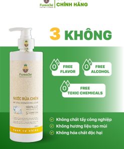 Nước rửa chén FUWA3E 90% Enzyme sạch X2 3.8L