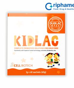 Men vi sinh hỗ trợ tiêu hóa cho trẻ Kidlac (Hộp 60 gói)