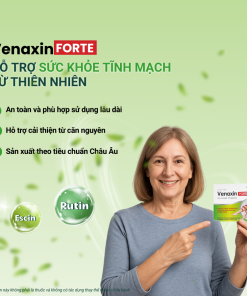 Viên uống Venaxin FORTE – Hỗ trợ giảm Suy giãn tĩnh mạch