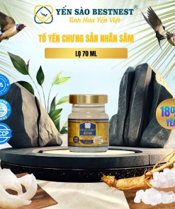 Hộp 6 hũ Tổ yến chưng sẵn BESTNEST HỘI AN 18% Hương Sâm