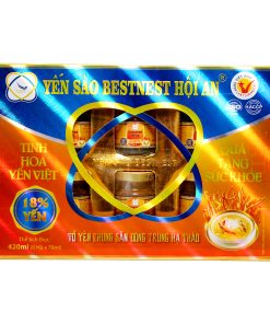 Lốc 6 hũ Tổ yến chưng sẵn BESTNEST HỘI AN 18% Đông Trùng Hạ Thảo