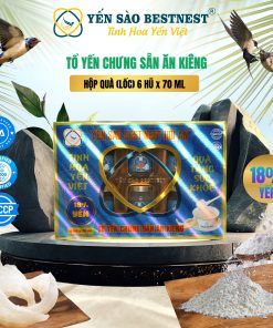 Lốc 6 hũ Tổ yến chưng sẵn BESTNEST HỘI AN 18% Ăn Kiêng