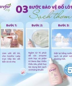 Nước giặt đồ lót Carefor Lady 300ml