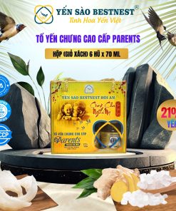 Hộp 6 hũ Tổ yến chưng sẵn BESTNEST HỘI AN 21% PARENTS
