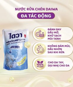 Nước rửa chén bát đậm đặc không mùi Daiwa