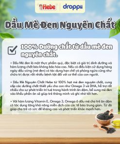 Dầu mè nguyên chất HEBE (chai 100ml)