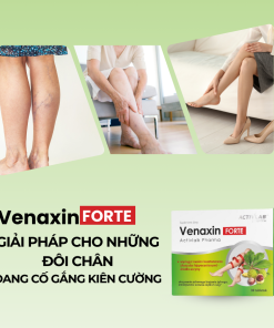 Viên uống Venaxin FORTE – Hỗ trợ giảm Suy giãn tĩnh mạch