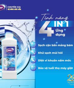 Dung dịch vệ sinh lồng máy giặt OBAY 1L