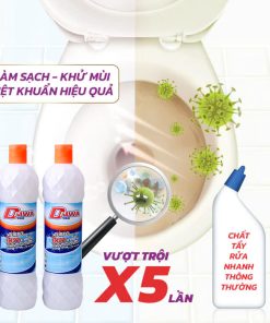 Nước tẩy bồn cầu DAIWA 900ml/chai màu trắng