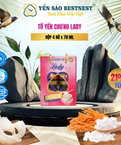 Hộp 4 hũ Yến Sào BESTNEST HỘI AN 21% Lady