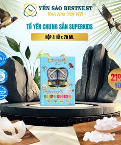 Hộp 4 hũ Yến Sào BESTNEST HỘI AN 21% Superkids