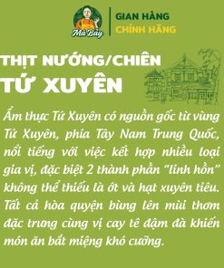 Bộ gia vị x2 hoàn chỉnh thịt nướng/chiên tứ xuyên 80g