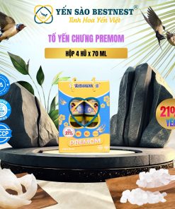 Hộp 4 hũ Yến Sào BESTNEST HỘI AN 21% Premom