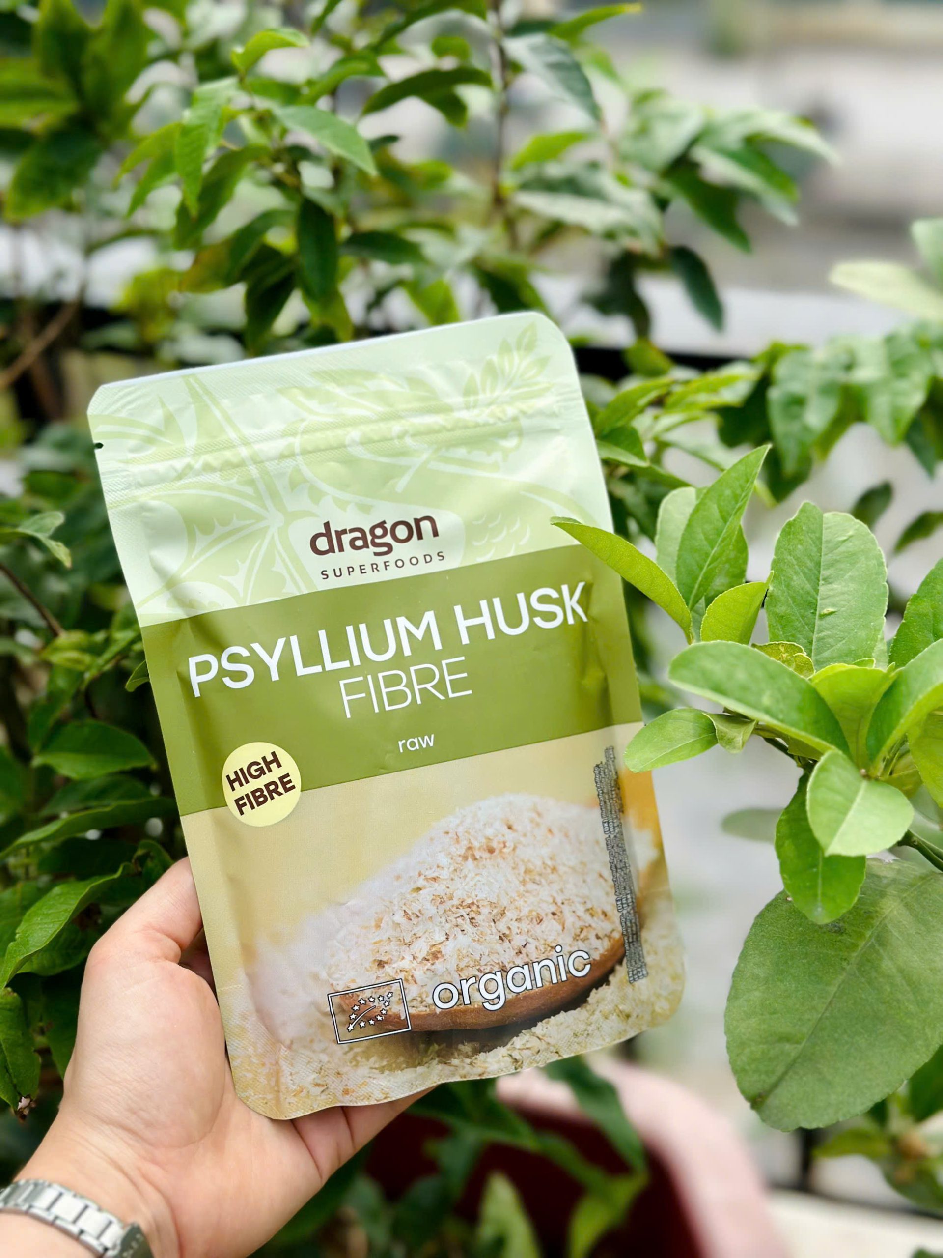 Vỏ hạt mã đề hữu cơ Dragon Superfoods 150g