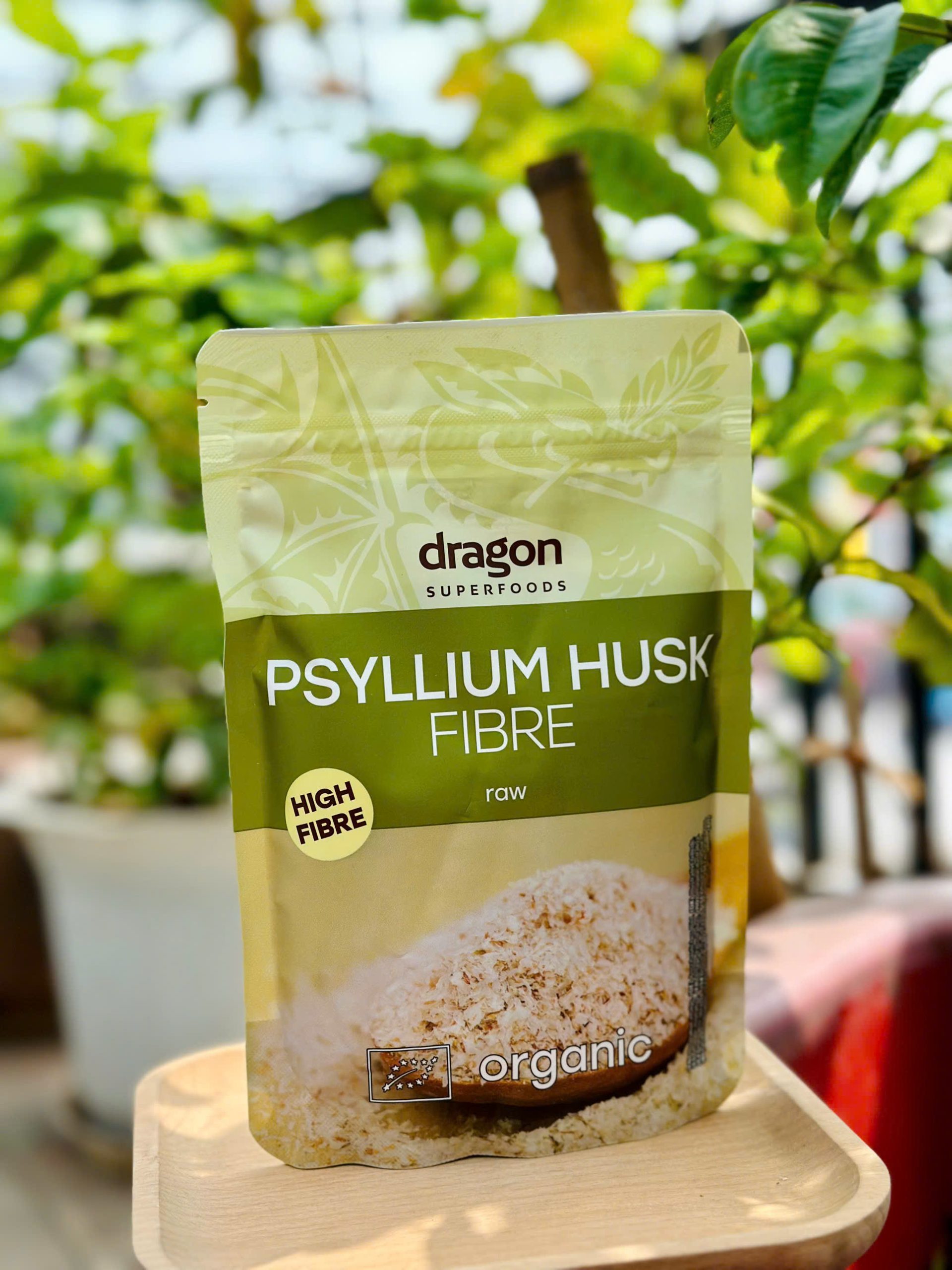 Vỏ hạt mã đề hữu cơ Dragon Superfoods 150g