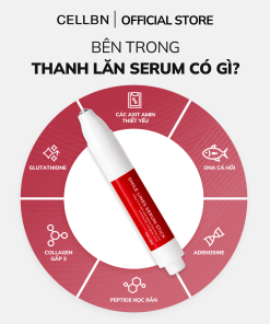 Thanh Lăn Serum CELLBN Hỗ Trợ Cải Thiện Nếp Nhăn Giúp Da Săn Chắc Peptide, Collagen & Adenosine 15ml