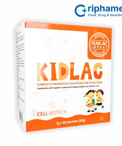 Men vi sinh hỗ trợ tiêu hóa cho trẻ Kidlac (Hộp 60 gói)