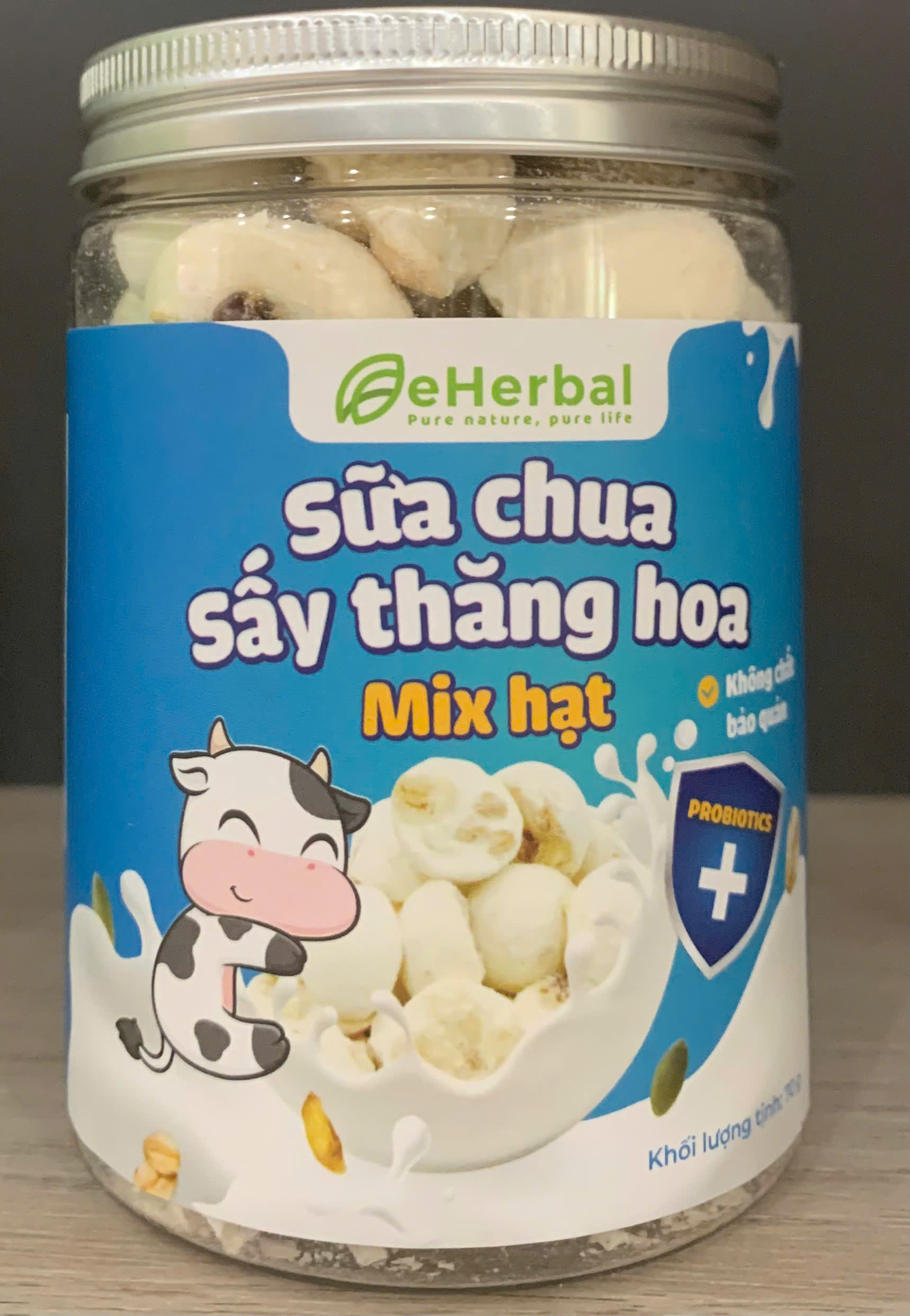 Sữa chua mix hạt sấy thăng hoa